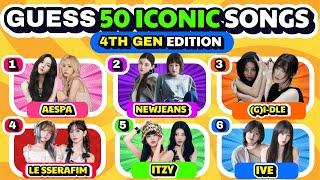 Guess the 50 Iconic 4th Gen K-Pop Girl Group Songs!  Can You Name Them All? | KPOP QUIZ