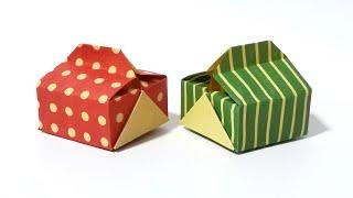 How to Make An Easy Candy Paper Gift Box | Origami Box | Origami with Josie