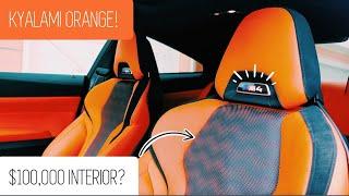 2022 BMW M4 Competition G82 Interior Review | Kyalami Orange Color