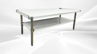 Dining kitchen equipment Stainless steel base workbench shelf 60 inches NH-WT-2860-SLBR