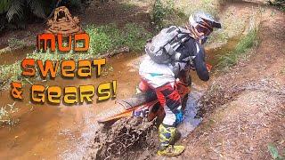 MUD, SWEAT & GEARS!  Watagan State Forest. Yamaha WR250R, KTM.