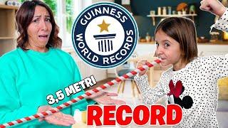 MAMMAGIULIA E FIGLIACHIARA COSTRUISCONO  LA CANNUCCIA PIU' LUNGA AL MONDO , BATTENDO IL RECORD! #adv