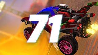 ROCKET LEAGUE INSANITY 71 ! (BEST GOALS, FREESTYLES, 214 KPH PINCH, LAGG DASH?)