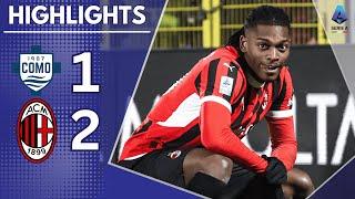 Como vs AC Milan (1-2) Extended HIGHLIGHTS | Leão Winner || Serie A 24/25!