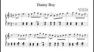 Danny Boy - Sheet Music (Beautiful Easy Piano Solo)