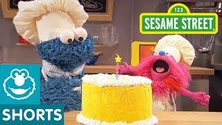 Sesame Street: Making Birthday Cake | Cookie Monster's Foodie Truck