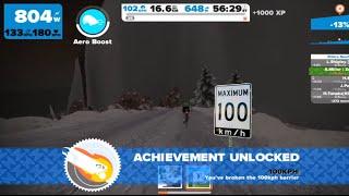 How to Unlock the 100Km/h Achievement on Zwift // Swift Zwift Tip