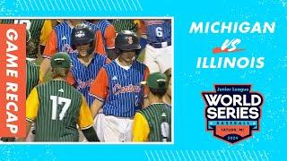 Game Highlights: Illinois vs Michigan | Junior League Baseball World Series