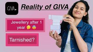 GIVA Silver Jewellery Collection | After 1 year of use | #giva ️