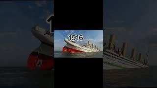 Evolution Of The HMHS Britannic #rmsolympic #ship #titanic #edit #britannic #olympicclass