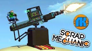 САМАЯ КРУТАЯ ПУШКА БЕЗ МОДОВ В Scrap Mechanic \ GAME FREE DOWNLOAD \ СКАЧАТЬ СКРАП МЕХАНИК !!!