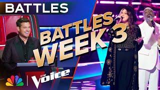 Gorgeous Duets from the Third Week of Battles | The Voice | NBC