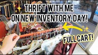 Thrift With Me at 7AM on New Inventory Day for Items to Resell on Poshmark for a GREAT Profit!! $$