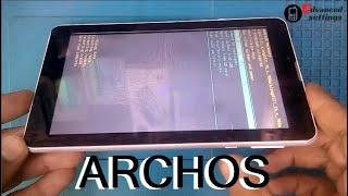 archos tablet hard reset