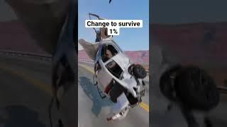 Change to survive 1% #beamng #beamngdrive #crash