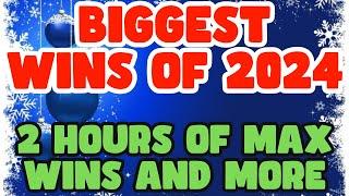 OVER 2 HOURS FULL OF OUR BIGGEST WINS OF 2024!! - MERRY CHRISTMAS - MAX WINS AND MUCH MORE