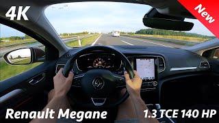Renault Megane 2021 - POV Test drive in 4K | 1.3 TCE - 140 HP, 7-speed EDC (Croatian Autobahn)