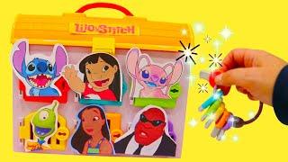 Lilo and Stitch Surprise Doors with Keys | Fun Activities for Kids Drawing and Coloring Pictures