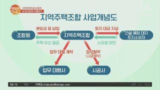 지역주택조합 아파트, '사업개념도'부터 '사업 추진 절차'까지 공개! | 행복한 아침 567 회