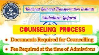 GSV/NRTI Counseling Process || Fees, Documents Required for Gati Shakti Vishwavidyalaya  #gsv #nrti