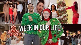 OUR CHRISTMAS HOUSE TOUR, KARLA’S MOM’S BIRTHDAY SURPRISE, UGLY SWEATER PARTY, + MUCH MORE!!) 