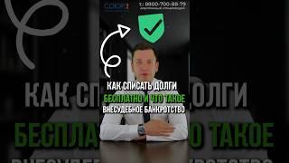 Как списать долги бесплатно и что такое внесудебное банкротство? #долги #алименты