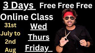 3 days Free Free Free Online Class Live Hair  Cuts by  Sam and Jas Hair Makeup Academy