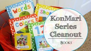 KONMARI SERIES ORGANIZATION | HOW TO DECLUTTER BOOKS