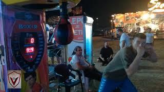 THE BULGARIAN COWBOY HITS THE PUNCHING BAG - PART II - NEW RECORD