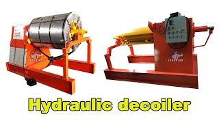 Hydraulic decoiler | automatic decoiler  | hydraulic decoiler machine  | hydraulic uncoiler