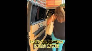 Inside the PHANTOM Rolls Royce #fireworks #flyandflip #robotics #cars