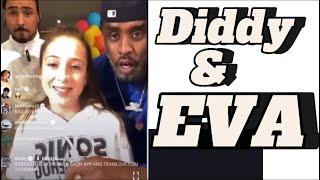 DIDDY & HIS ALLEGED ADOPTED DAUGHTER EVA.  WHERE IS SHE. #hiphop #diddyandcassie  #diddy #keeplo