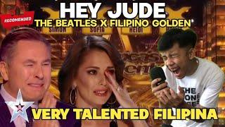 American Got Talent This Super Amazing Voice Very Talented Filipino Makes Jury Cry Song Hey Jude