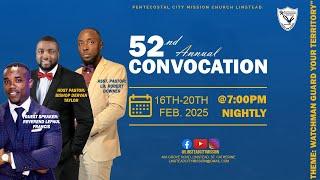 52ND ANNUAL CONVOCATION | WEEK OF SERVICE - NIGHT 3 | WEDNESDAY FEBRUARY 19, 2025