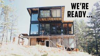 Couple Builds EPIC GLASS CONTAINER HOUSE - Custom Built Windows #diy #build #modern