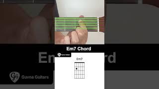 How To Play The Em7 Chord On Guitar - Guvna Guitars