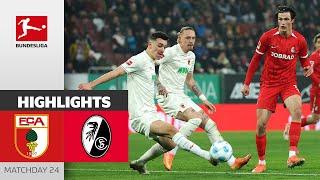 Shared Points in Augsburg! | FC Augsburg - SC Freiburg 0-0 | Highlights | Matchday 24 – Bundesliga