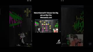 WatchGamesTV Viewer got insane win on Rip city  #watchgamestv #wrewards #slots #casino