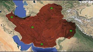 History Of Ghaznavid Empire Every Year using Google earth