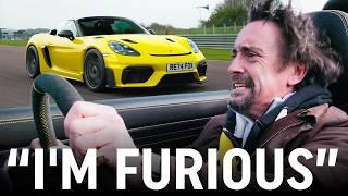 Richard Hammond FINALLY drives the 9,000rpm Porsche Boxster Spyder RS!