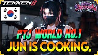 TEKKEN 8 ▰ PTJ World No.1 JUN KAZAMA Is Cooking! High Level Gameplay