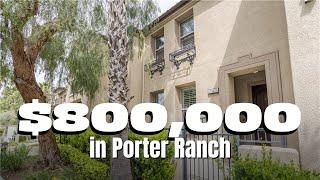 Porter Ranch Luxury Townhouse Property Tour in Guard-Gated Community!