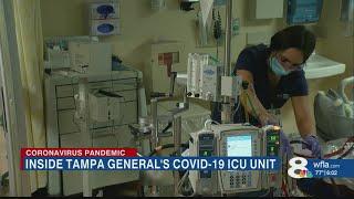 Inside Tampa General Hospital's COVID-19 unit: New surge taking toll on nurses