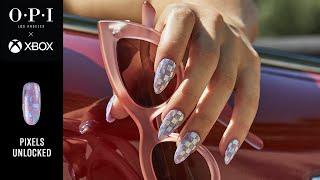 Dip Powder Nail Art Tutorial: Holographic Pixels