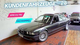 BMW E32 730i Dachhimmel reparieren| Schwarz beziehen| Kundenfahrzeuge #28