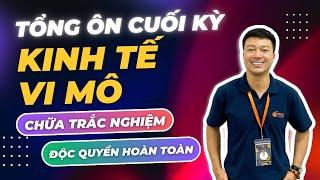 KINH TẾ VI MÔ - TỔNG ÔN CUỐI KỲ - CHỮA TRẮC NGHIỆM ĐỘC QUYỀN HOÀN TOÀN