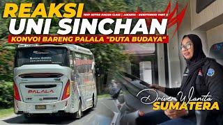 BEGINI REAKSI UNI SINCHAN KONVOI DENGAN PALALA‼️ - Trip MIYOR | Jakarta - Bukittinggi Part 5