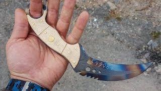 TALON KNIFE ПОВЕРХНОСТНАЯ ЗАКАЛКА ИЗ CS GO своими руками