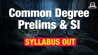 SI 2025 Syllabus OUT | Sub Inspector Syllabus 2025 | Kerala PSC Updates | KAS Mentor