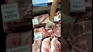 Meat price Robinson's #dumaguete #market #meatlovers #beef #price #youtube